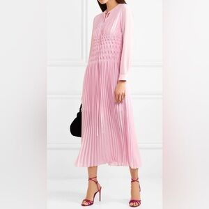 Maje Light Pink Long Sleeve Dress